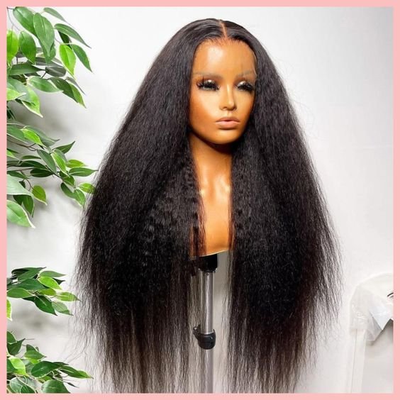 Raw Brazilian Virgin Human Hari Hd Full Transparent Lace Front Wig Pre Plucked Kinky Straight Cheap Human Hair Lace Frontal Wig