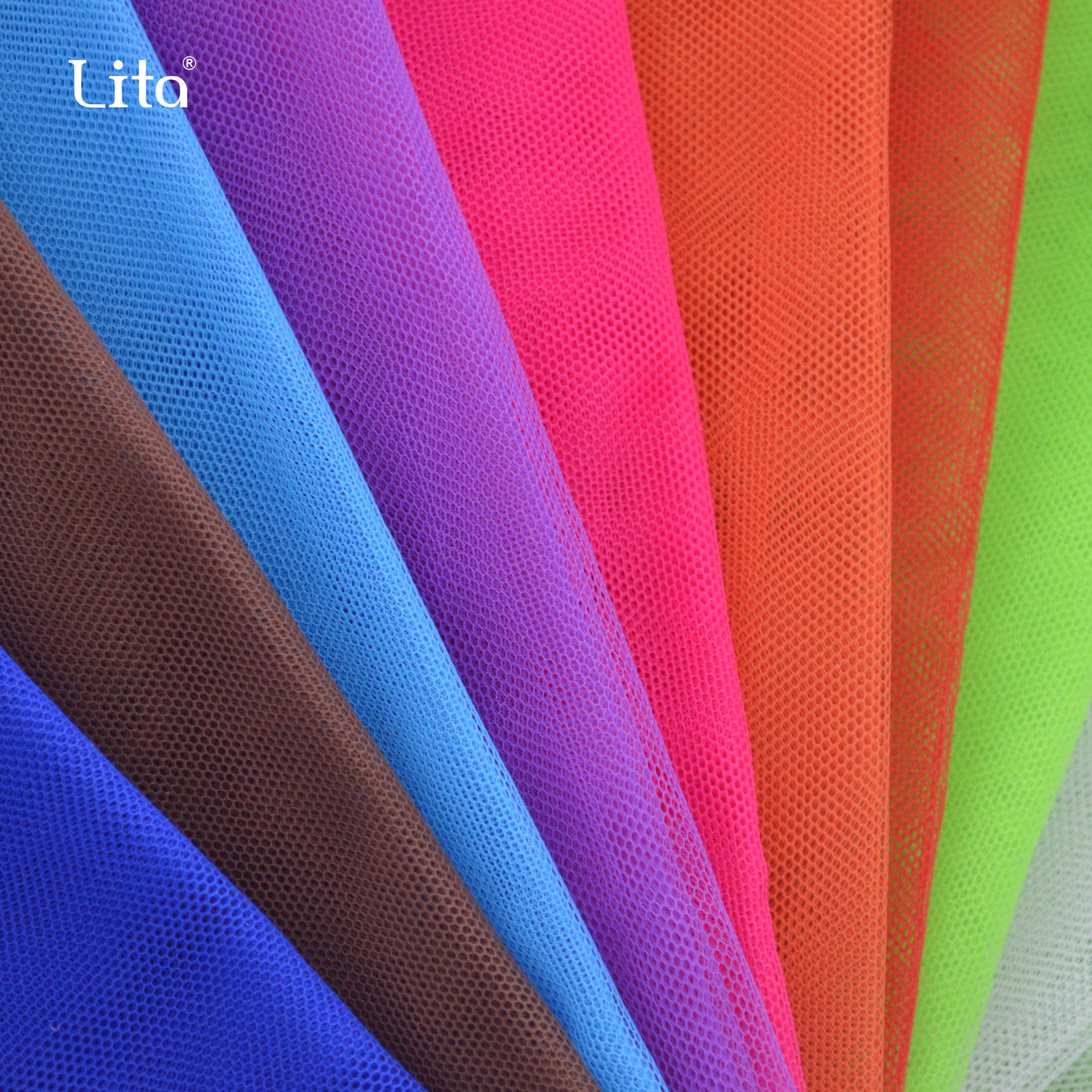 Changle factory 20D nylon 6420 voile net fabric for embroidery