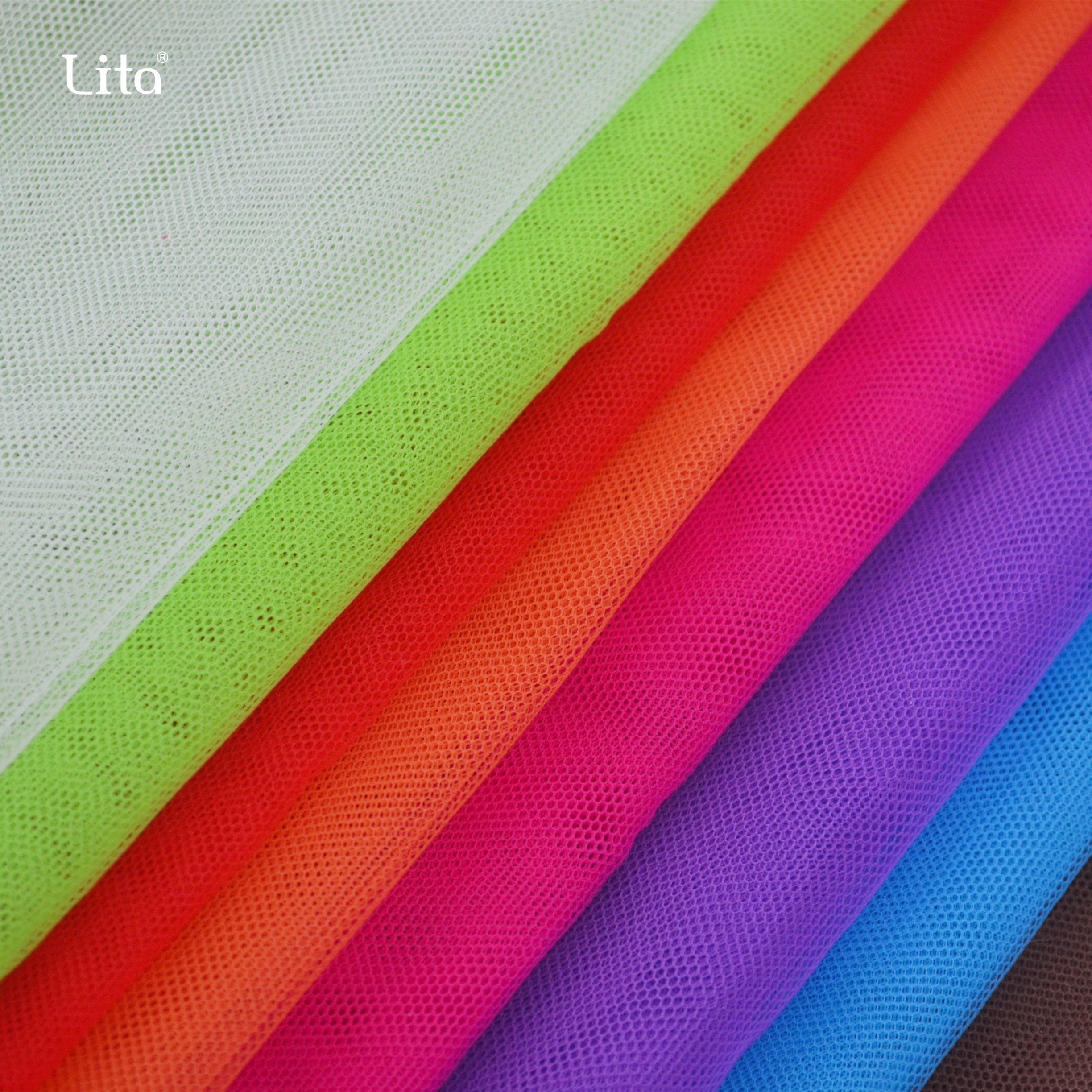 Changle factory 20D nylon 6420 voile net fabric for embroidery