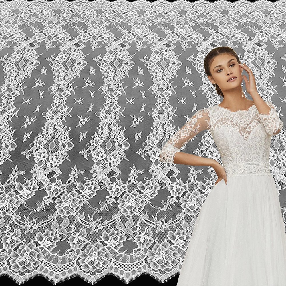 9152 Yanzi Swallow can be customized color thin and light French tulle eyelash lace