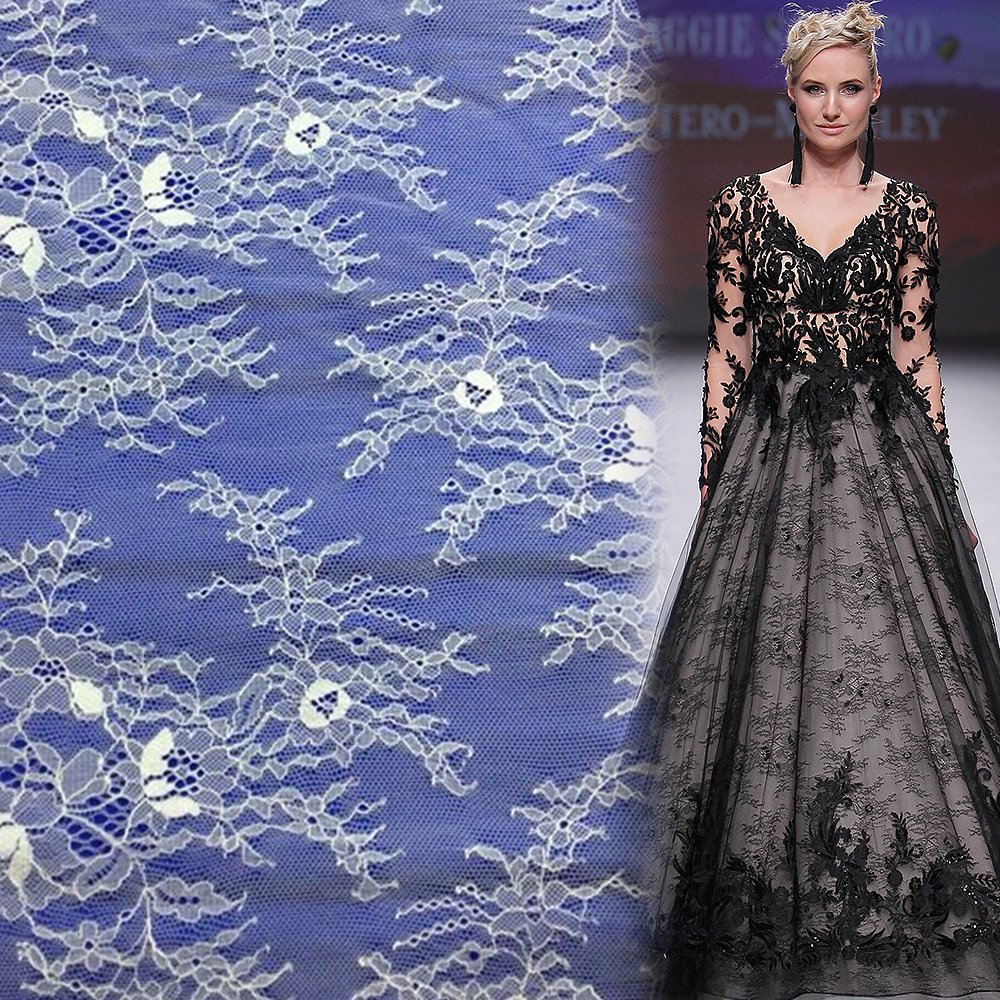9152 Yanzi Swallow can be customized color thin and light French tulle eyelash lace