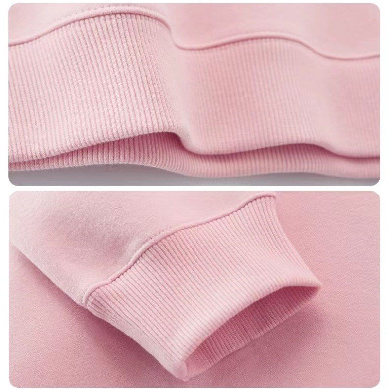 All cotton knitted rib fabric stretch 2*2 hoodie rib fabric neckline cuff hem pant waist pant leg closed