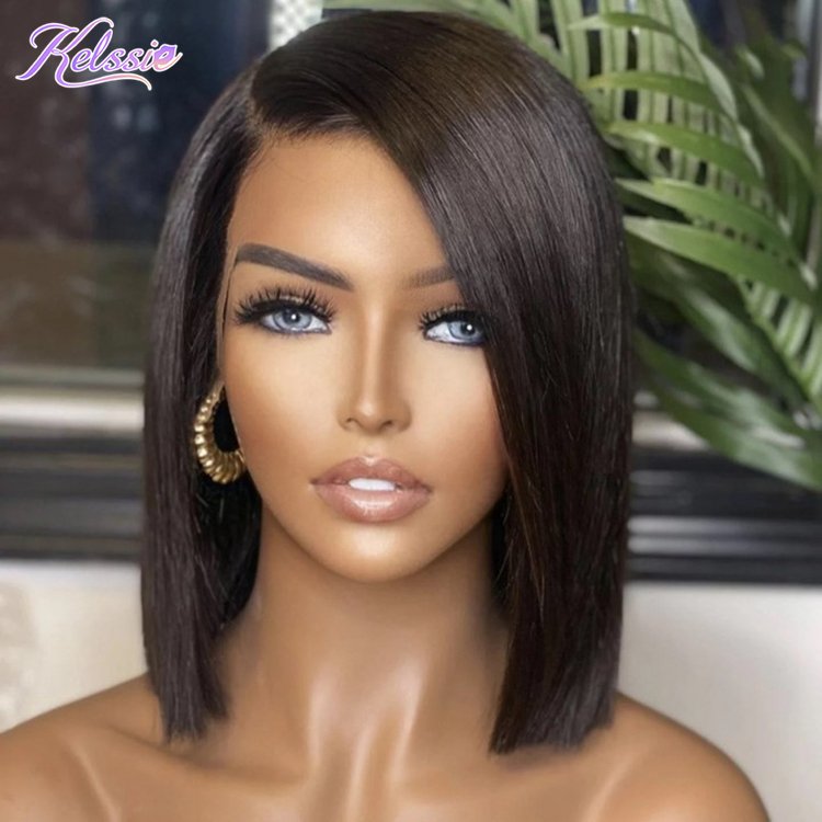 Peruvian 100% Human Hair Short Bob Wig,Cheap Short Human Hair Wigs,Cheap Full Lace Wig Human Hair Raw Cambodian Hair Vendors