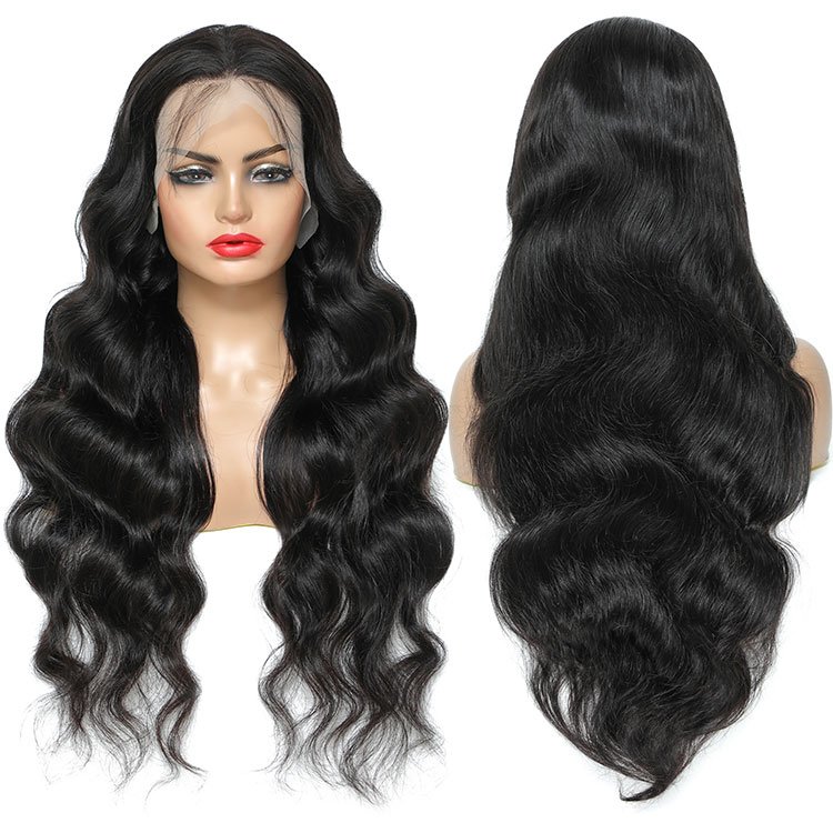 30 40Inch Natural Swiss HD Transparent Lace Frontal Wig,Brazilian 100% Human Hair Vendors Body Wave Lace front Wigs
