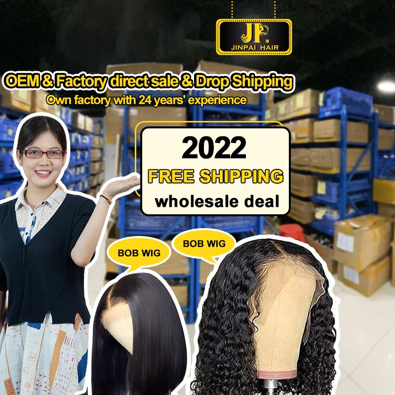 JP Hot Sale Bob Wigs Brazilian Human Hair Lace Front Wigs Transparent Lace 180% Density Curly Lace Front Wigs With Baby Hair
