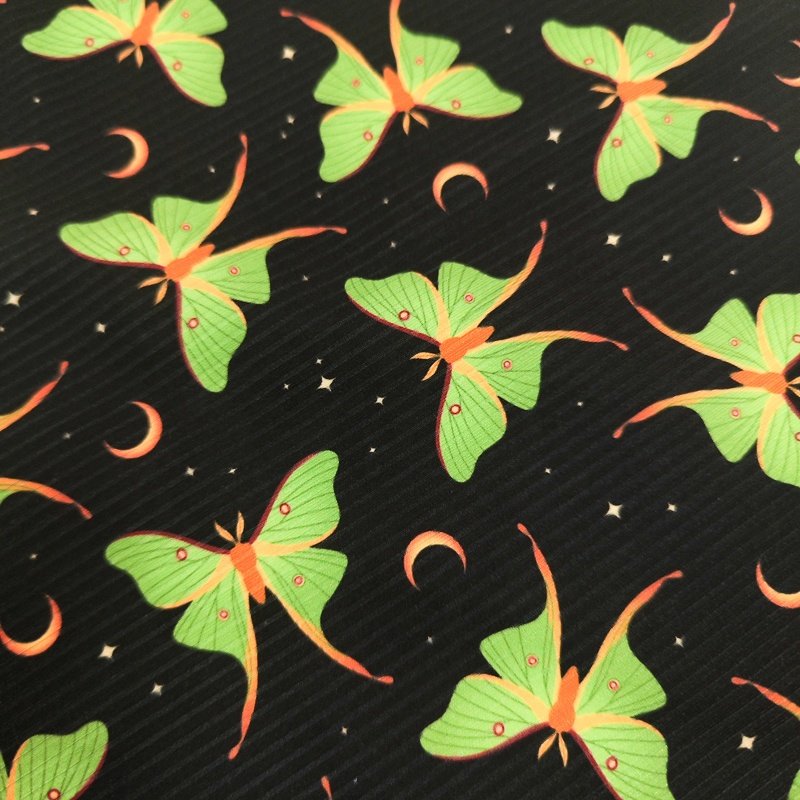 4 Way stretch printed cotton striped rib fabric black rib fabric cotton rib fabric 2x2 4x2 For seamless