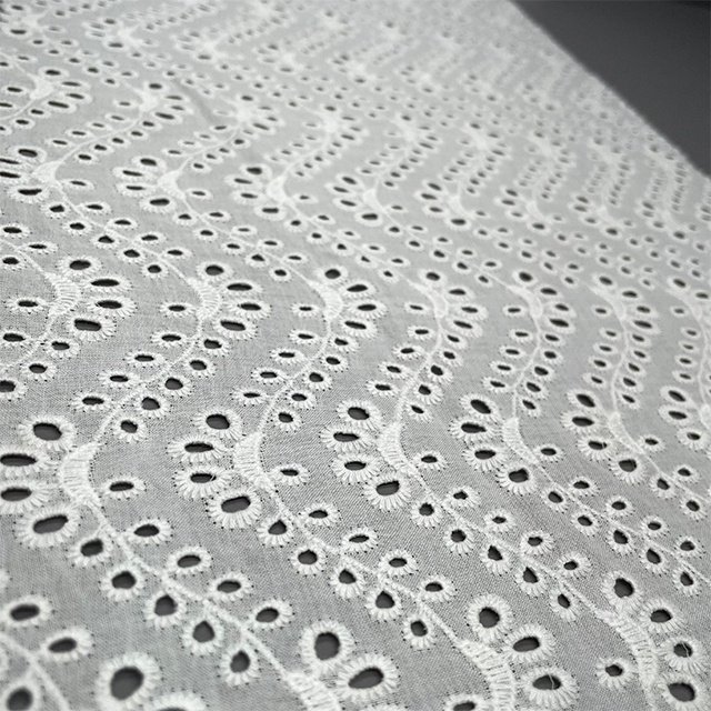 TUTON Top Quality TC Cotton Beaded French Lace Embroidery Fabric For Dress