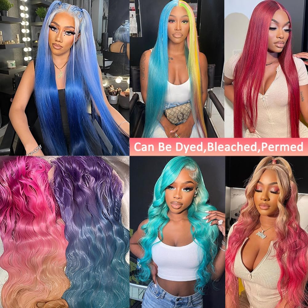13x4 Lace Front Wigs Wholesale Peruvian Human Hair Silky Straight Lace Frontal Wigs For Black Women #613 Honey Blonde Wig
