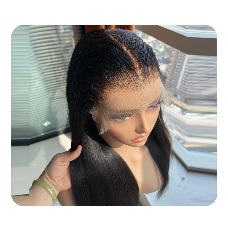 Best Quality 7x5/9x6 HD Lace Closure Wig Straight Virgin Indian Human Hair Pre-plucked Hairline Remy Hair Grade hd lace wigs
