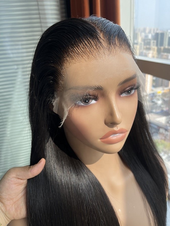 Best Quality 7x5/9x6 HD Lace Closure Wig Straight Virgin Indian Human Hair Pre-plucked Hairline Remy Hair Grade hd lace wigs