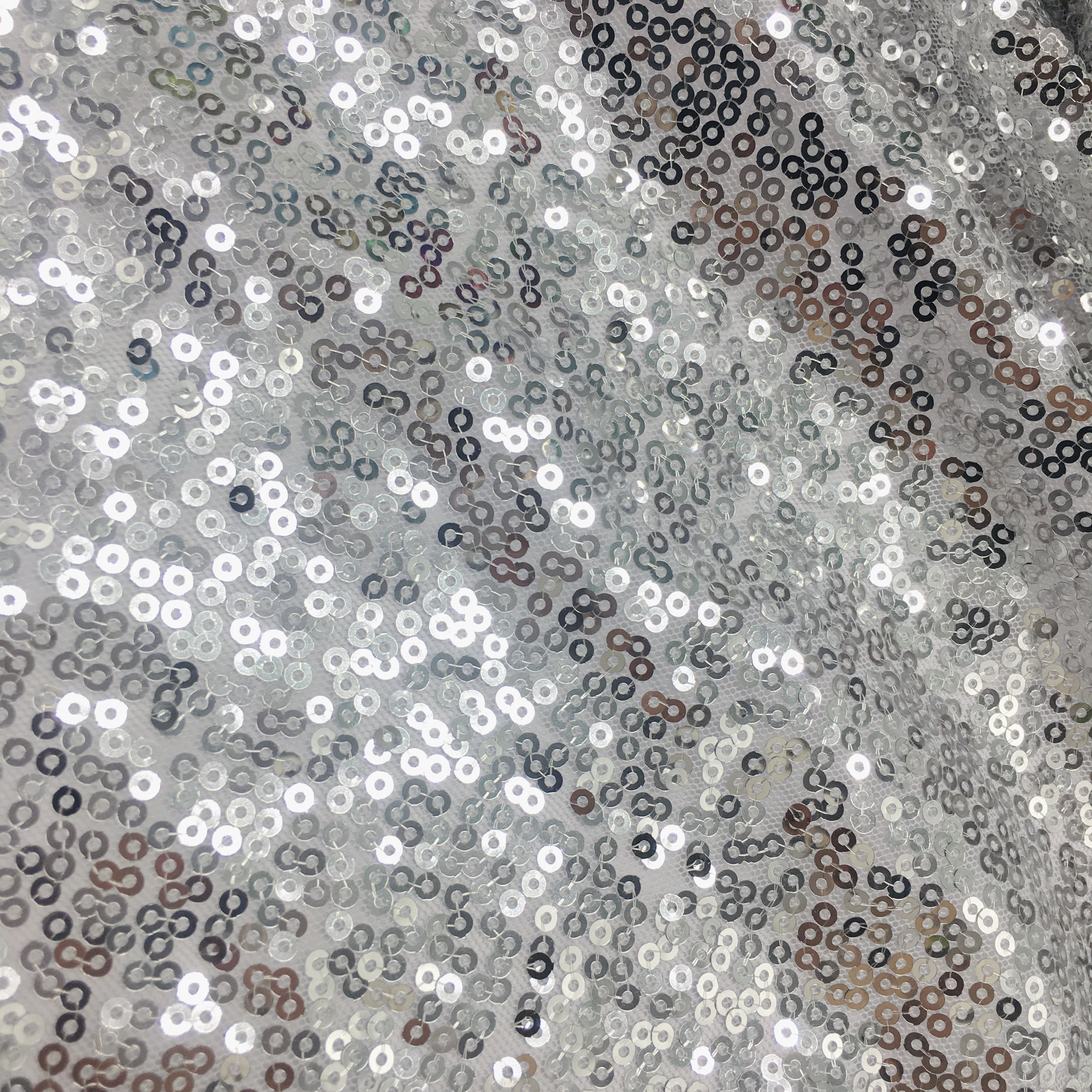 RXF0725 Wholesale 3MM New Dress Embroidery Lace Sequin Embroidery Fabric