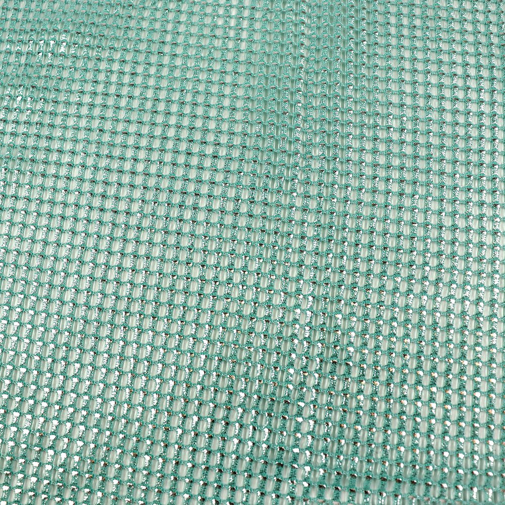 Fashion HotStamping Sliver Foil Print Fabric Luxury Beaded Lace Fabric For Making Clothes