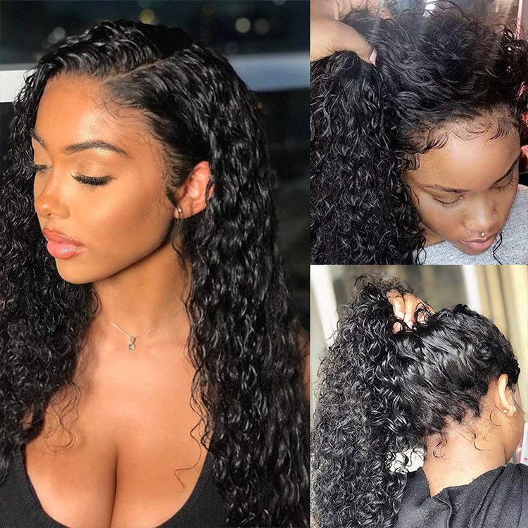 150% 180% Density HD Full Lace Human Hair Wigs For Black Women,Wholesale Brazilian Virgin Hair Transparent Lace Front Wig