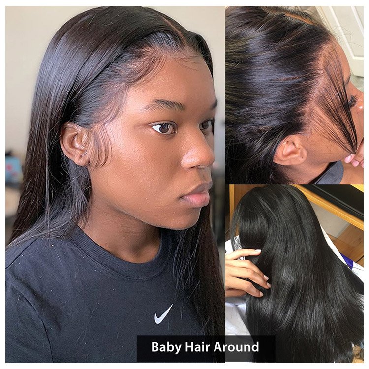 150% 180% Density HD Full Lace Human Hair Wigs For Black Women,Wholesale Brazilian Virgin Hair Transparent Lace Front Wig