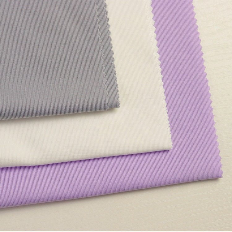 High quality anti pilling polyester rib fabric collar polyester cotton 65% cotton 35% polyester rib fabric for cuffs