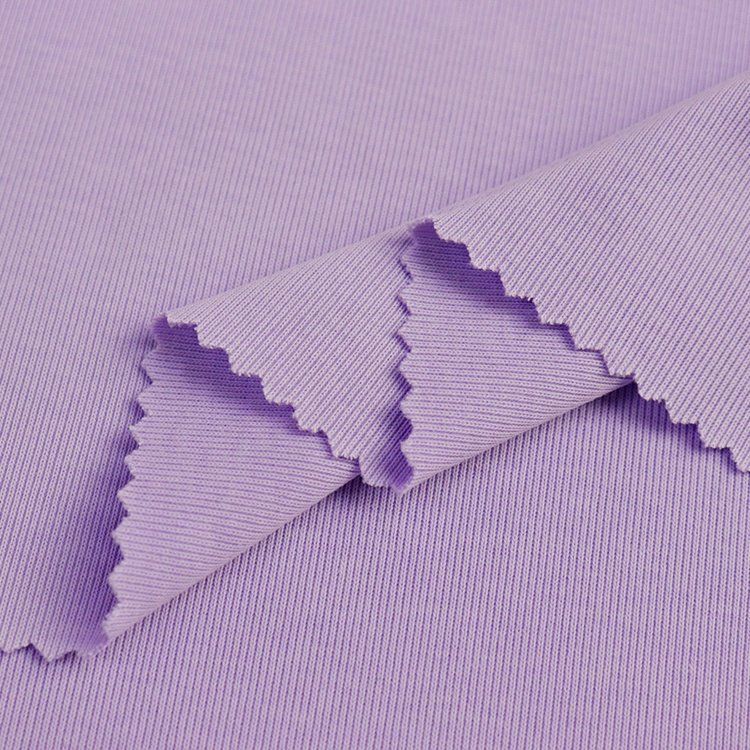 High quality anti pilling polyester rib fabric collar polyester cotton 65% cotton 35% polyester rib fabric for cuffs