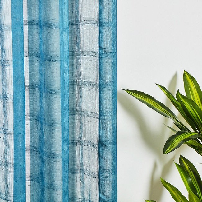 2024 OEM Manufacture Custom Amazon's best-selling pastoral mesh tulle fabric voile curtain sheer fabric