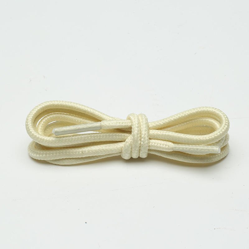 Sneakers Lace 4mm Round Glow-In-The-Dark Fluorescent Polyester Colored Rope Shoelaces Luminous Round Shoe Laces