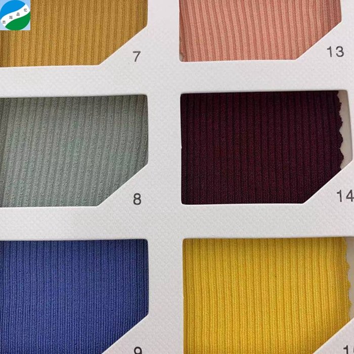 wholesale 2x2 rib knit fabric stock lot fabric