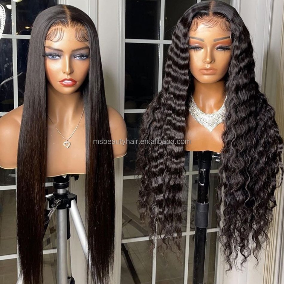Cheap Raw Brazilian Human Hair Lace Front Wigs For Black Women Glueless Full Hd Lace Frontal Wigs Human Hair Bundles Hair Vendor