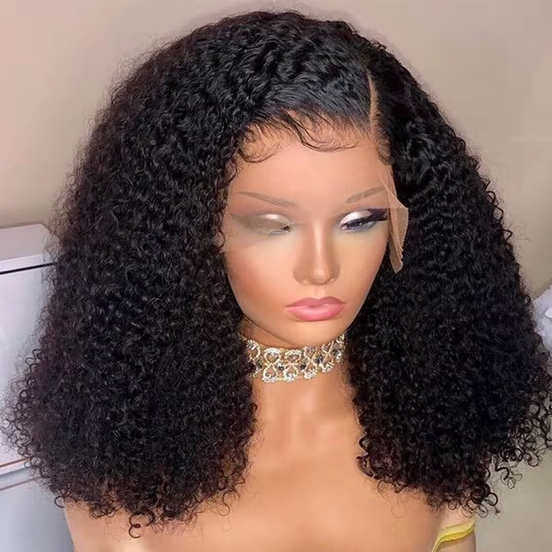 Cheap Deep Curly Wave Kinky Curly Short Bob Wig Human Hair Hd Full Lace Front Wig Vendor Virgin Lace Frontal Wig For Black Women
