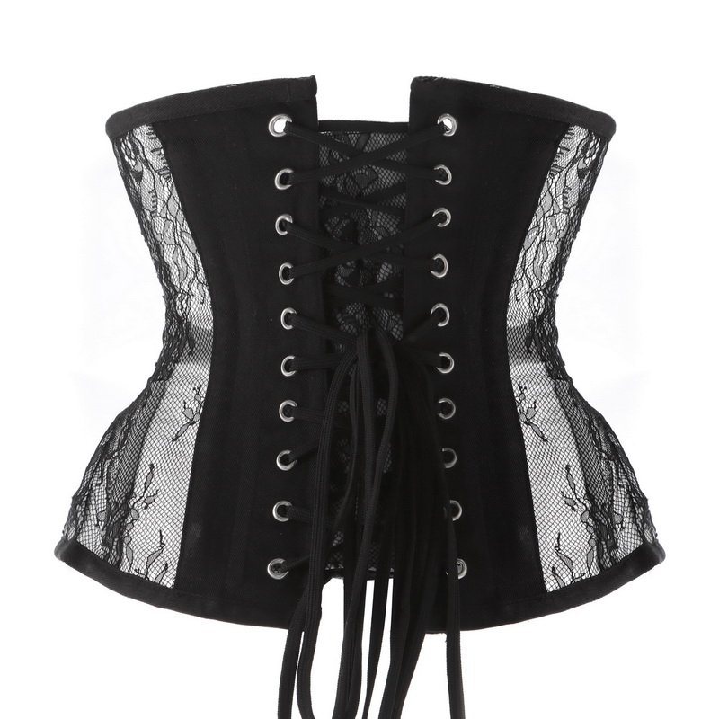Belt Sports Body building Plastic Belt Waist Seal Court Corset Sexy 14 Steel Bone Corset Lace Bustier