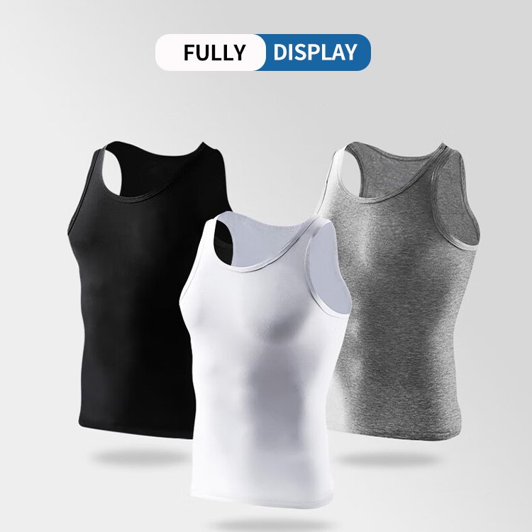Men Gym Sportswear Gym Wear Shirt Tank Top Vest 100%Cotton Man Tank Top Men Sleeveless T-Shirt
