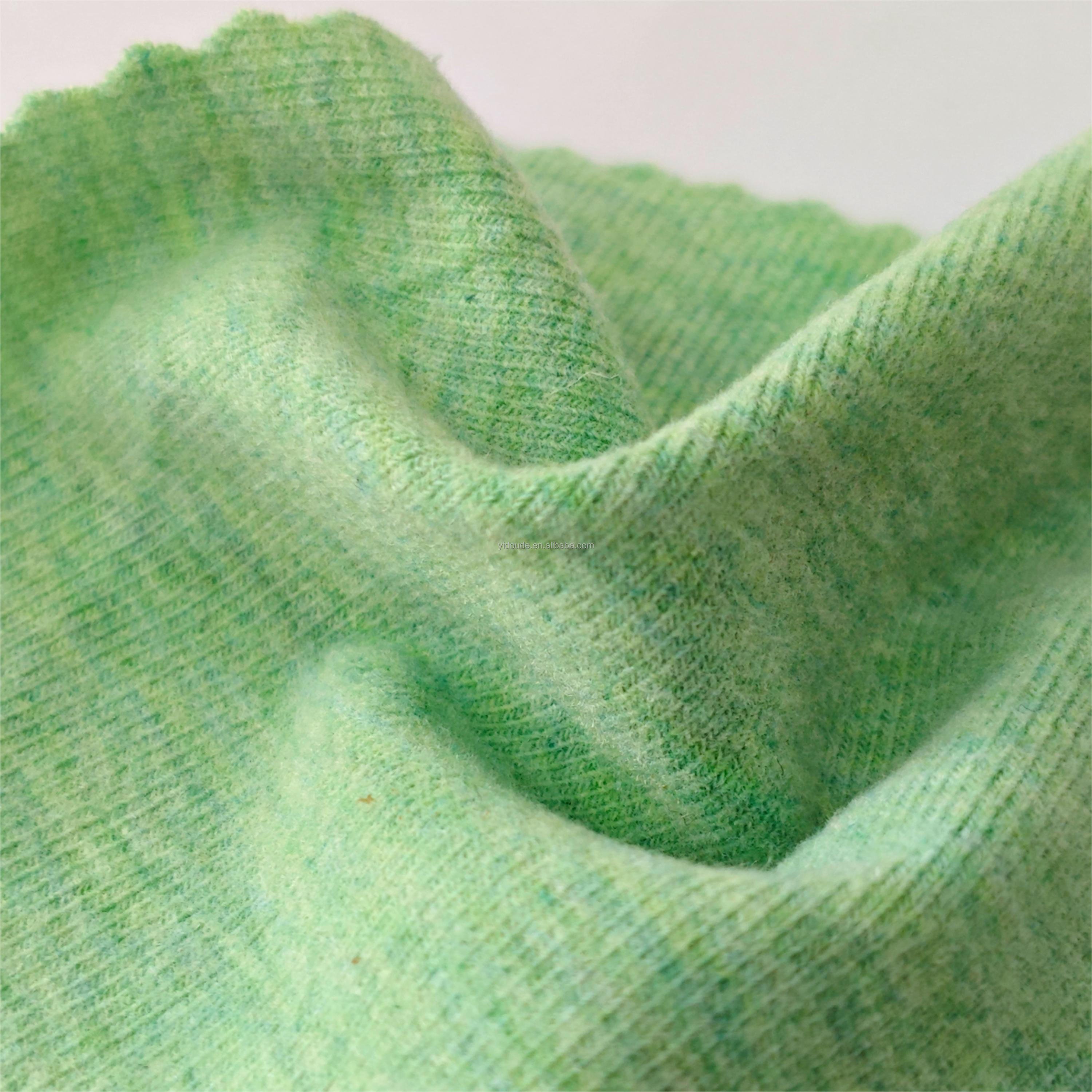YWH1625# poly cotton fleece fabric keqiao bubble romper fleece lined cotton fabric