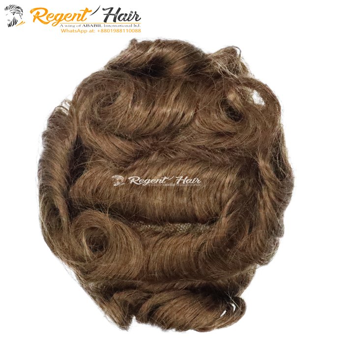 Super Quality Thin Skin Lace Front Men's Toupee Strong Knot Hair Replacement Undetectable 1B Color Fast Shipping from Bangladesh
