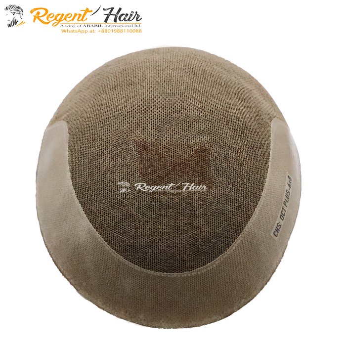 Super Quality Thin Skin Lace Front Men's Toupee Strong Knot Hair Replacement Undetectable 1B Color Fast Shipping from Bangladesh
