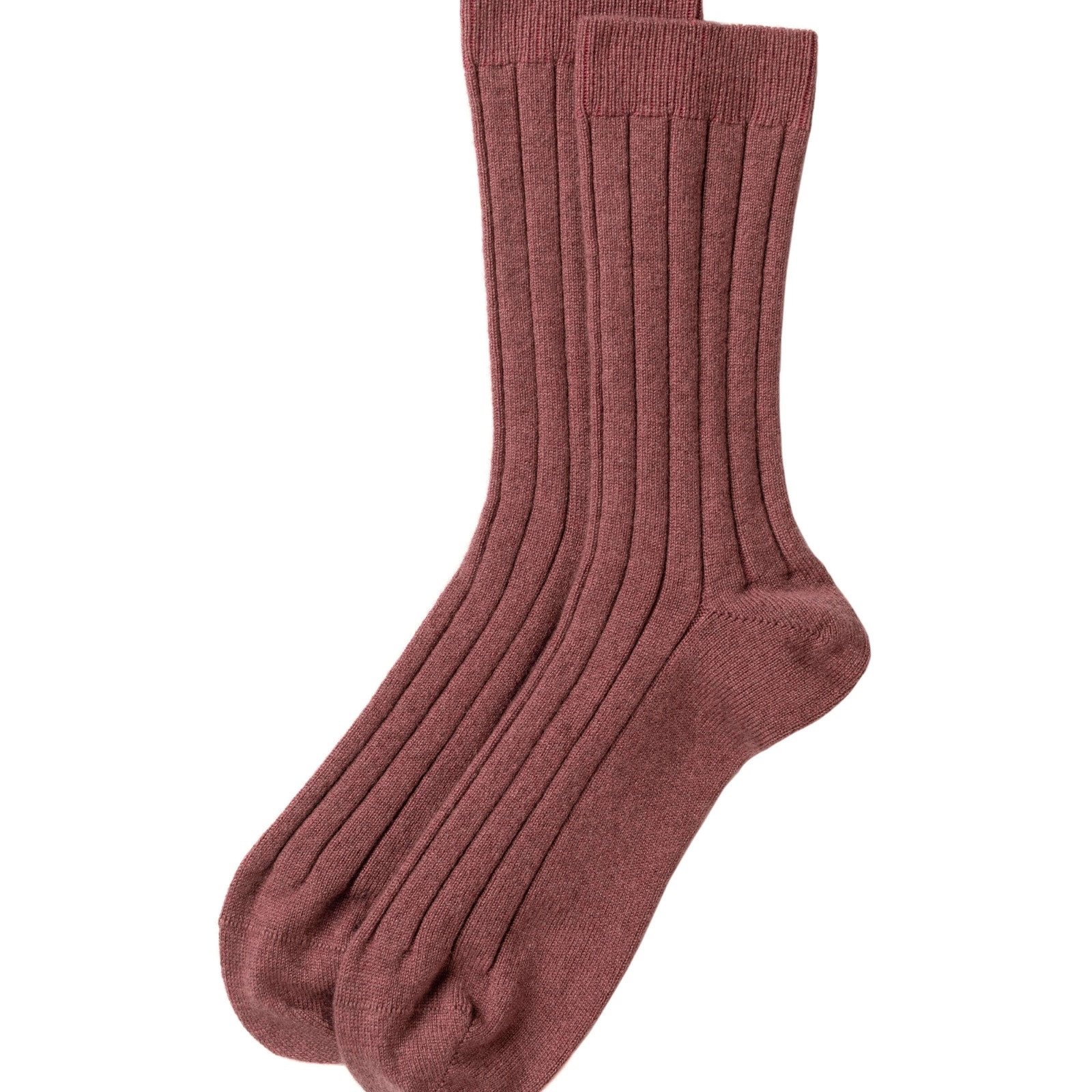 Custom logo warm soft color rib knitted 100% cashmere socks