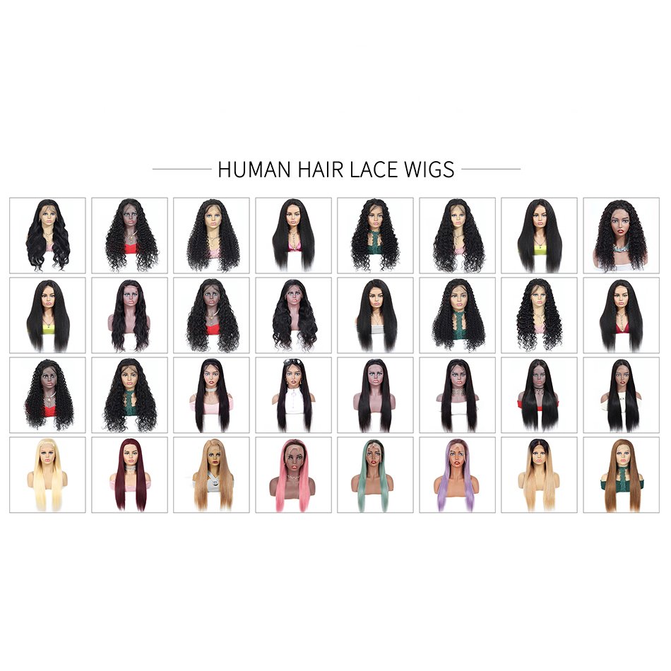 Pre plucked Human Hair Wig Brazilian Remy 13x4 Lace Front Human Hair Wigs For Women Kinky Curly Lace Front Wig With Baby Hair