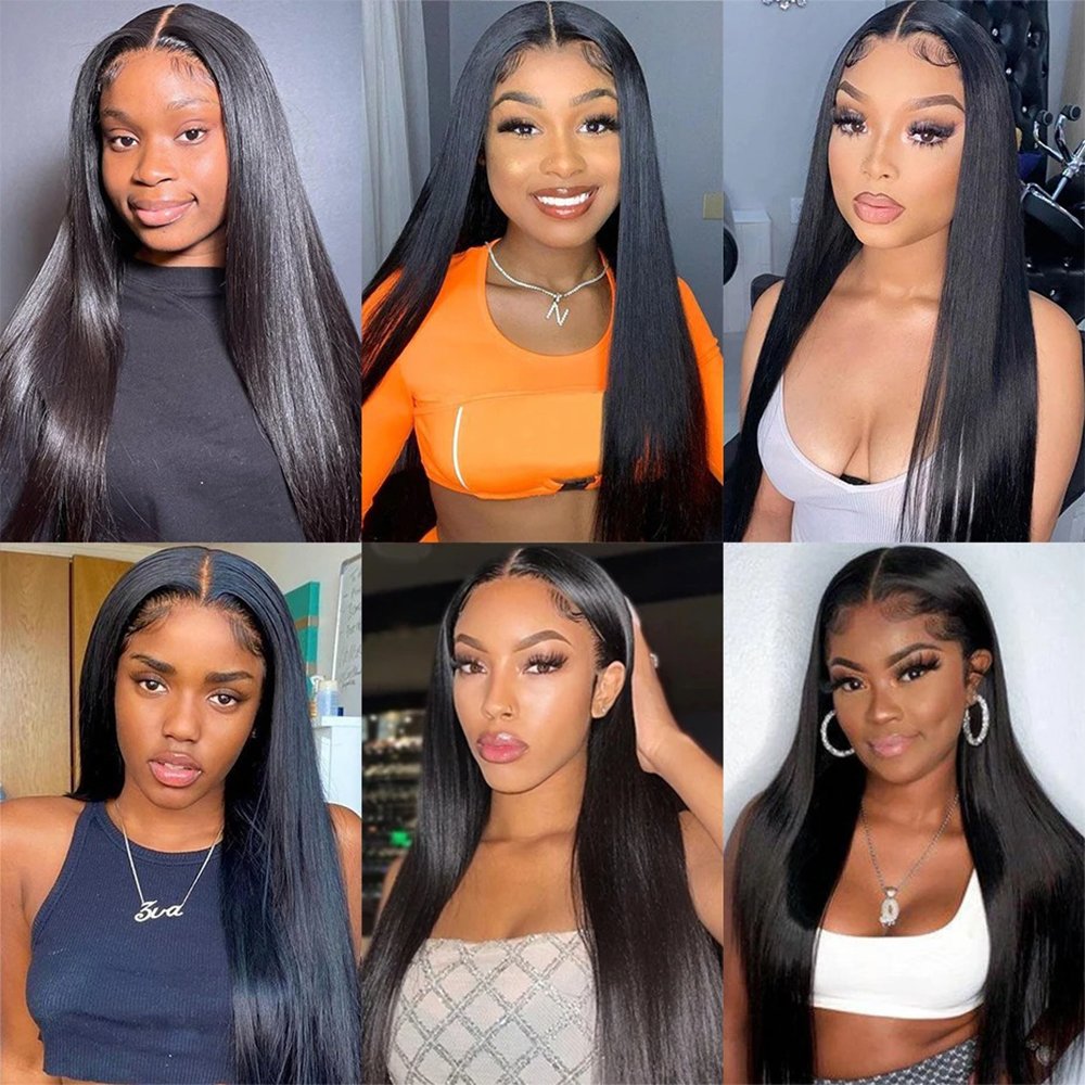 Vendor 13*4 Transparent Swiss Lace Front Wig ,Glueless Human Hair Lace Frontal Wig, Brazilian 100% Virgin Full Lace Wig