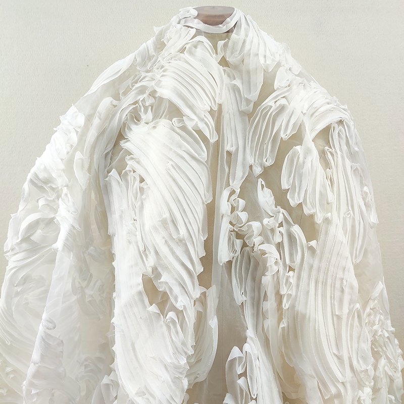 Lace Fabric Made from Nylon and Cotton with High Quality for Use