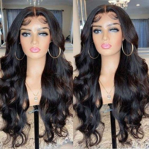 HD Full Lace Front Wig Human Hair Wigs Deep Curly Frontal Wig Virgin Brazilian Hair For Black Women