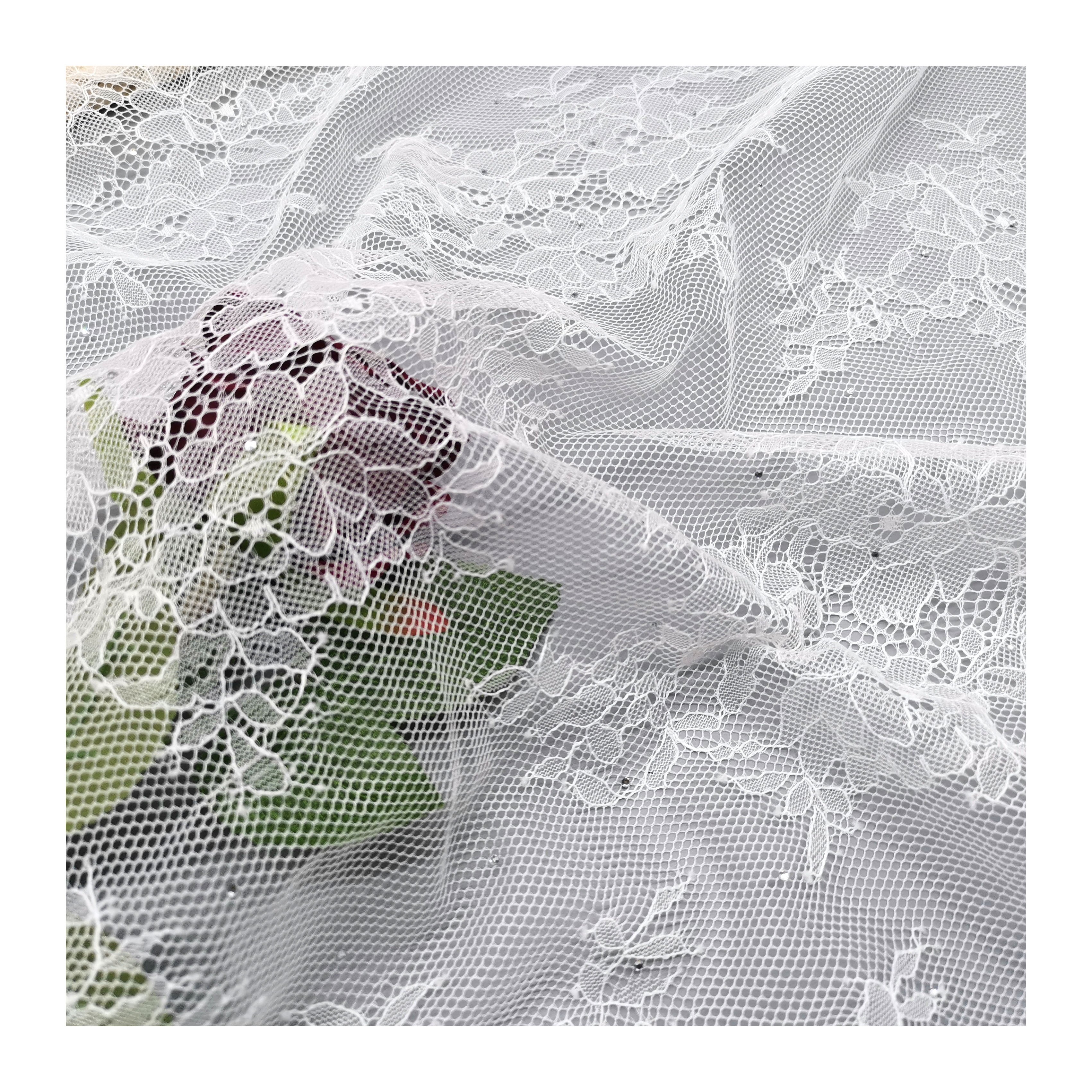 Sequined Lace Fabric