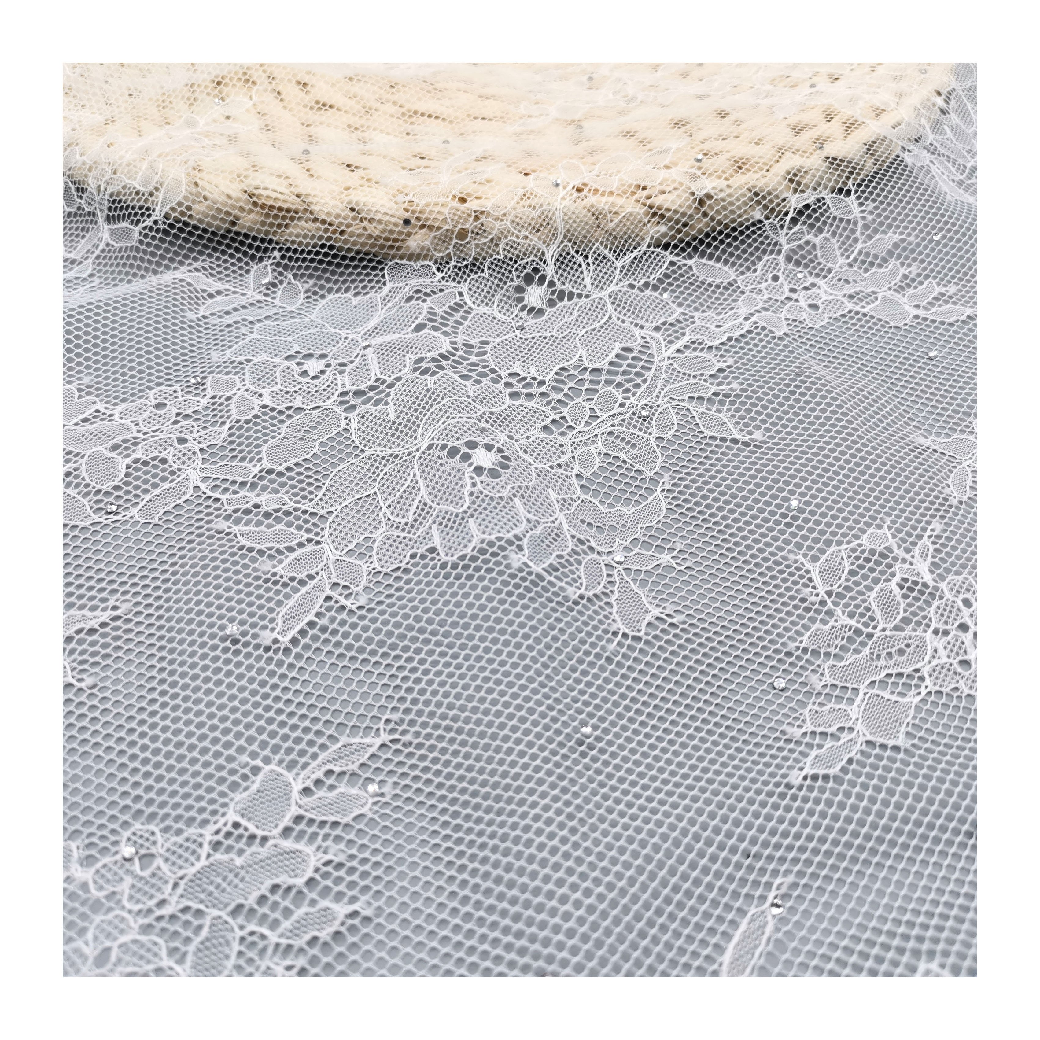 Sequined Lace Fabric