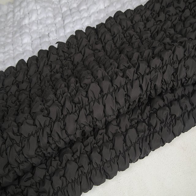 Embroidered fabric 300Tspring yarns cloud fold luggage embroidery fabric quilting quilting clip cotton stretch embroidery fabric
