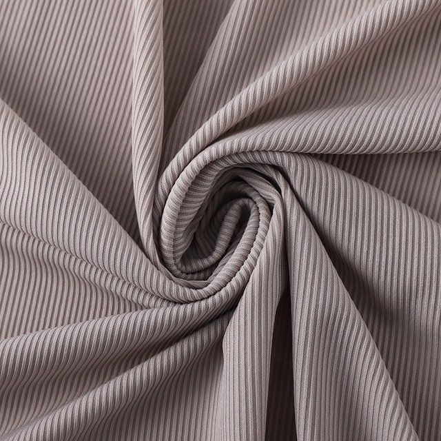 2*2 Good Stretch Ice Silk Rib Knit Pit Strip Wide Leg Underwear Cut at Will Relaxation Close Fit Fabric for Swimwear