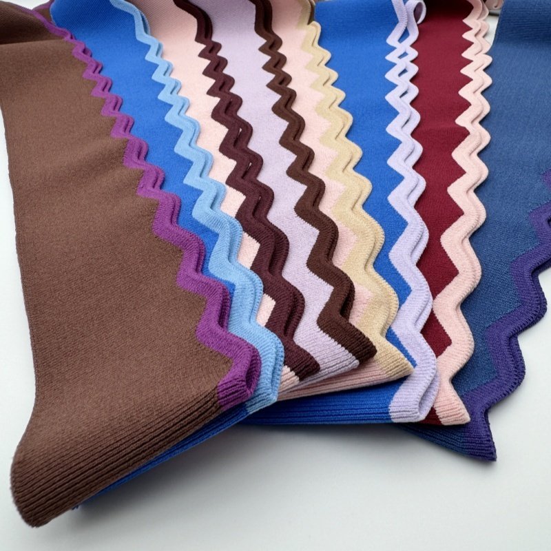 Factory supplier custom rayon nylon ribbed cuffs