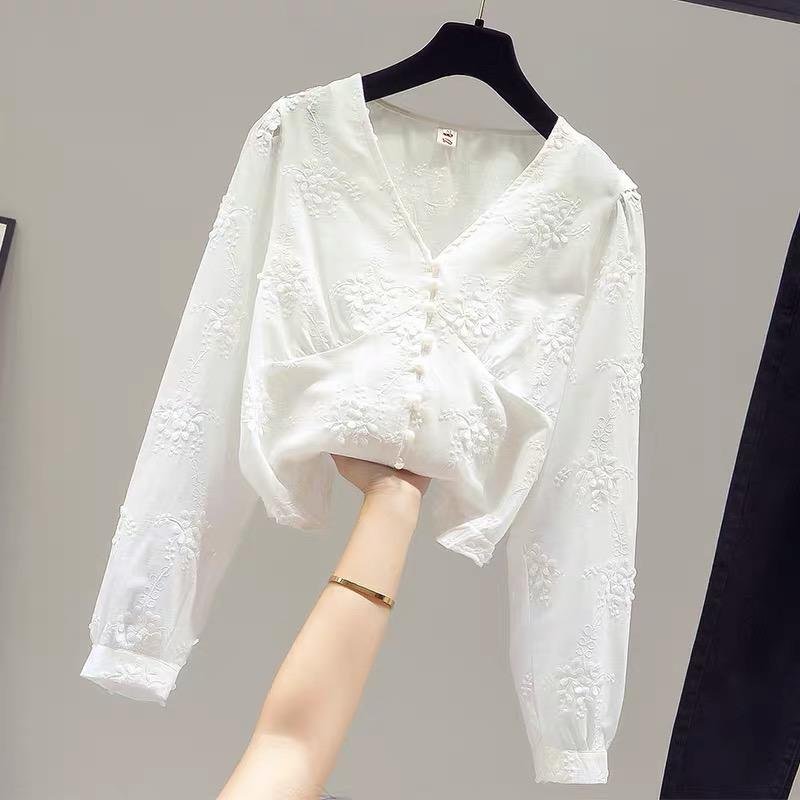 Factory Wholesale New Arrival Ladies Shirts Autumn Fashion Sexy Lapel Rib Cute Knit Tops Women's Shirts