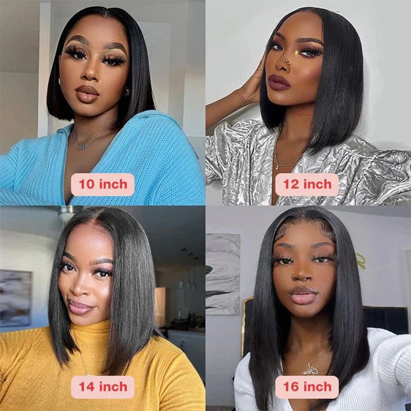 GDYhair Top Selling Full Virgin Brazilian 8-18inch Bob Wig, HD Lace Front Bob Wigs Human Hair Wigs ,Short Bob Wigs For black wom