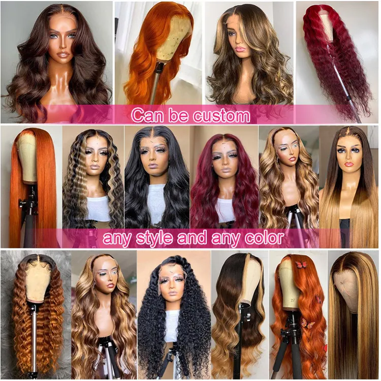 Cheap 13*4 Transparent HD Swiss Lace Frontal Wig,Raw Brazilian Pre Plucked Human Hair Wig,Natural Loose Wave Wig For Black Women