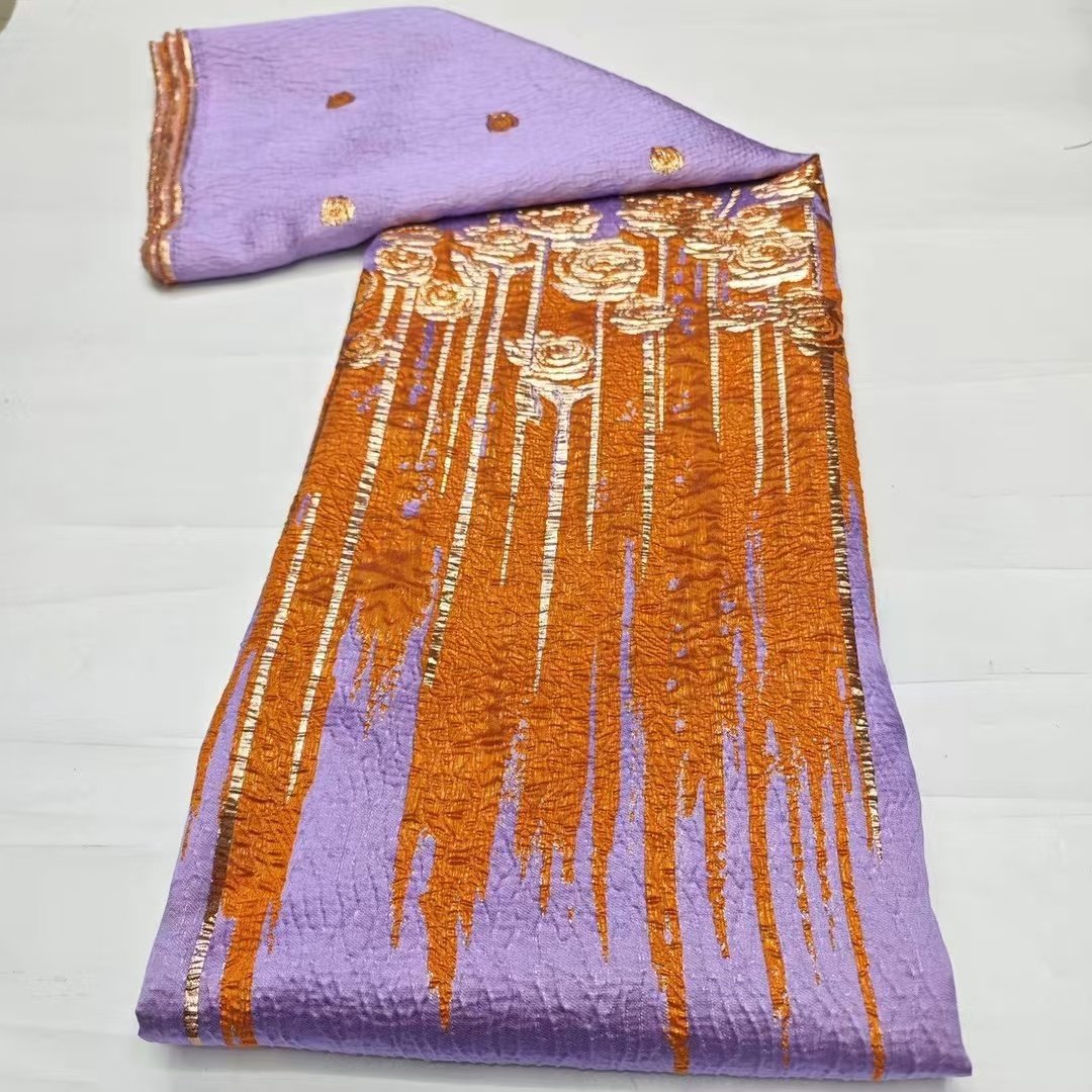Latest manufacture multi colors polyester jacquard fabric lace embroidery LT21748