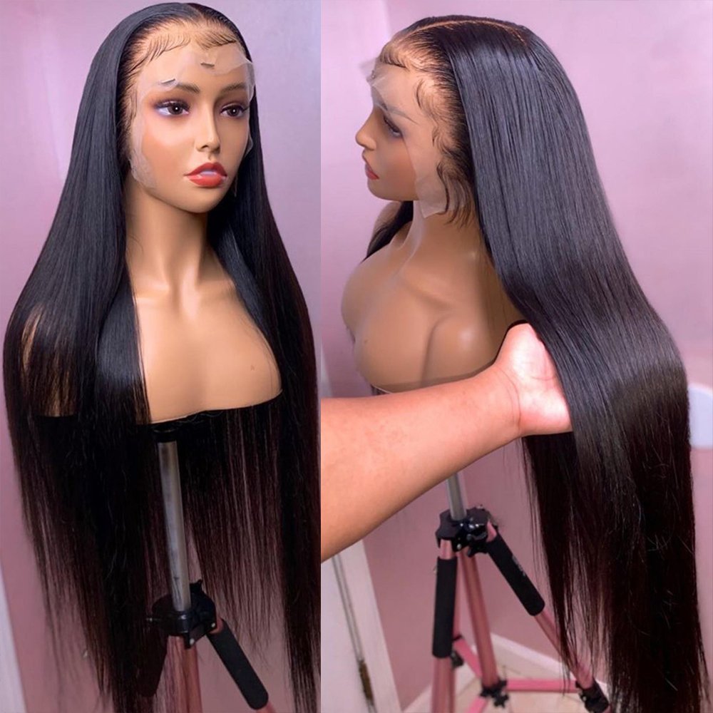 Wholesale Bone Straight Human Hair Lace Front Wig Human Hair Glueless Full Hd Lace Wigs For Black Women 360 HD Lace Frontal Wigs