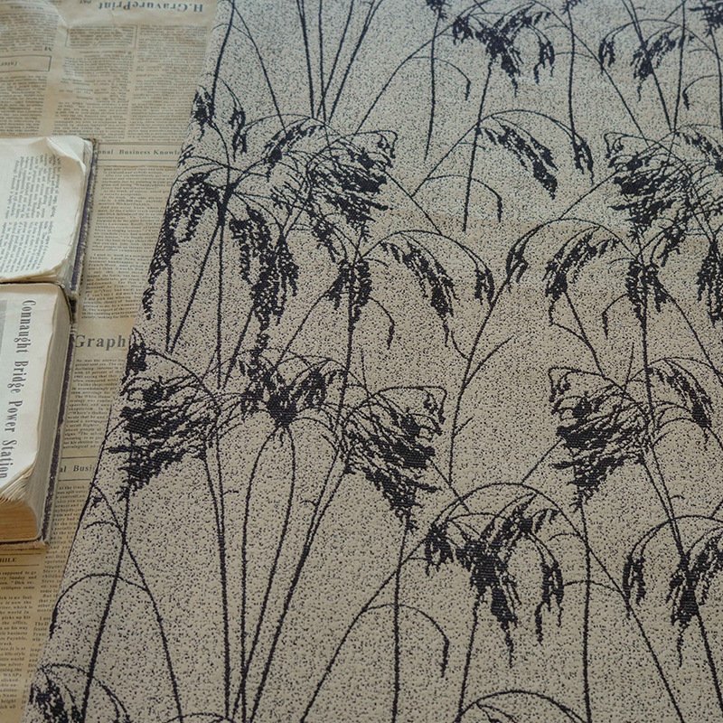 100% polyester luxury floral embroidery texture interior decoration brocade jacquard dress fabric