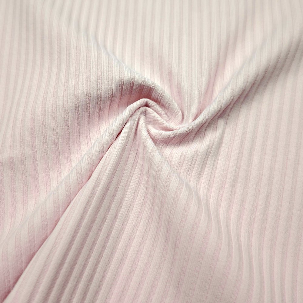 lady yoga tops long sleeves ribbing material for clothing 80% nylon 20% spandex 4x3 rib knit fabric