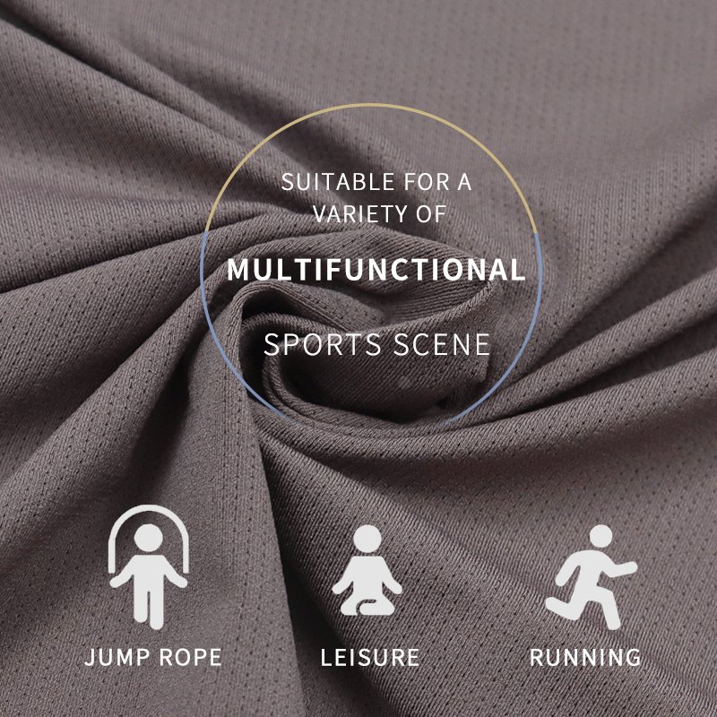 High Elastic Weft Matte Recycling Wicking 4 Way Stretch Mesh Knitted 74% Nylon 26% Spandex Fabric Supplier for yoga swimwear