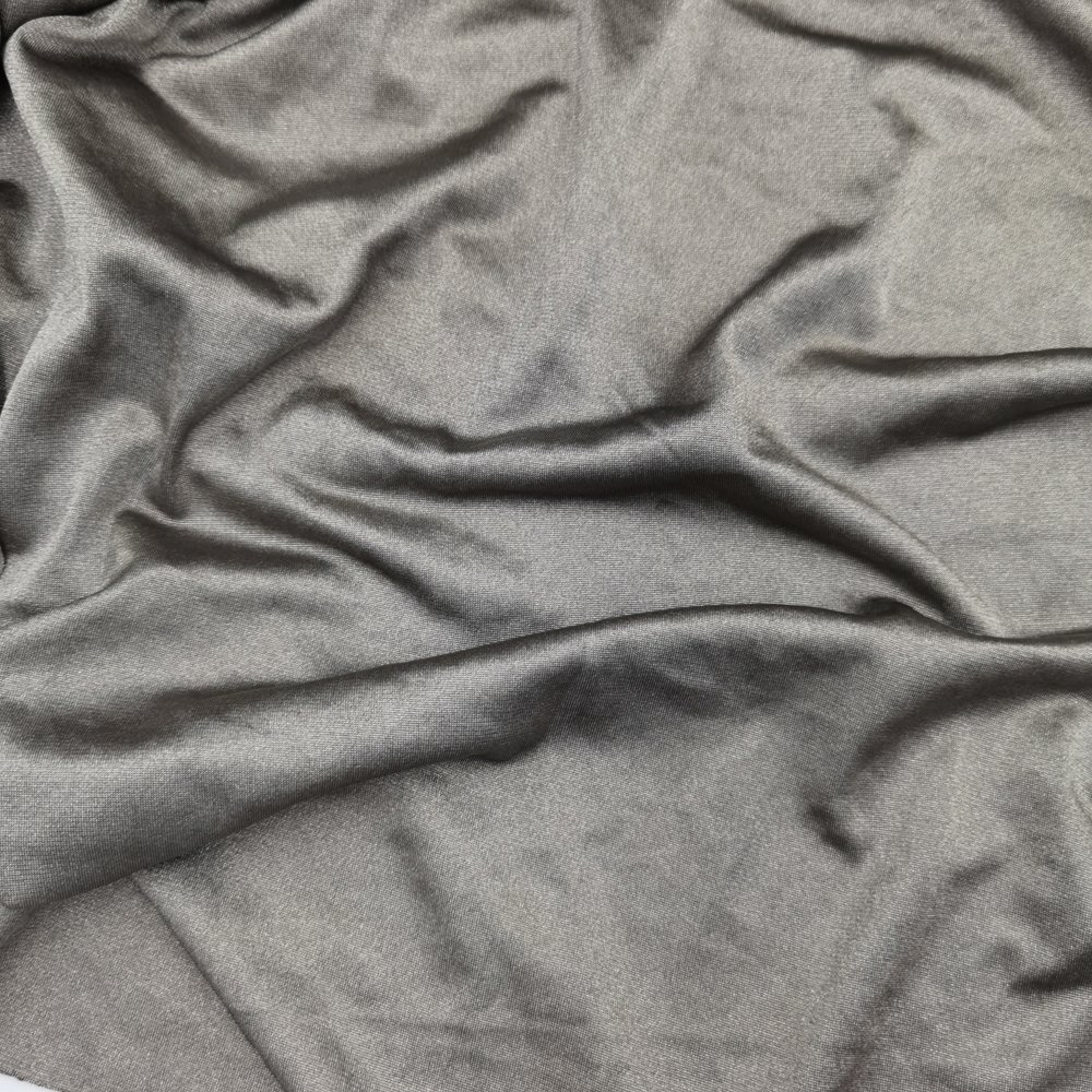 100% silver fiber wearable knitted conductive EMF fabric