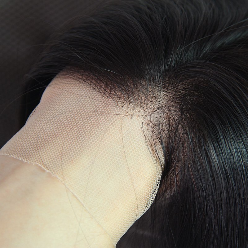 cheap wholesale virgin 10a grade transparent lace straight water deep wave human hair 5x5 4x4 hd lace closure and frontal